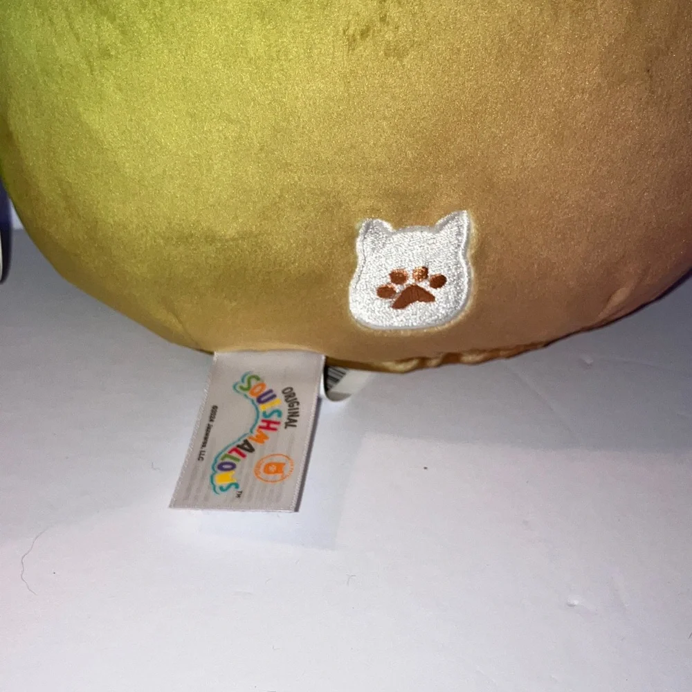 Squishmallows Raisy & Olexa‎ 8” Squeak & Crinkle Dog Toy